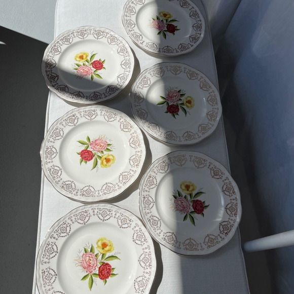 Alfred Meakin "Beauty" dinner plate, 22K gold decorated, vintage. - Picture 8 of 14